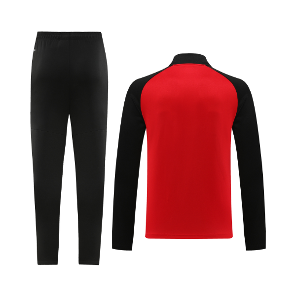 Puma Red and Black Cold Set Jacket and Pants
