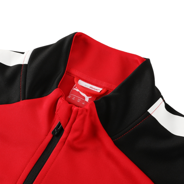 Puma Red and Black Cold Set Jacket and Pants