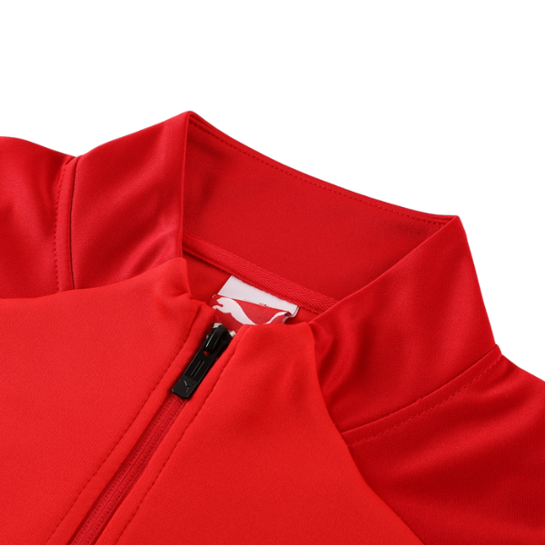 Puma Red and Black Cold Set Jacket and Pants