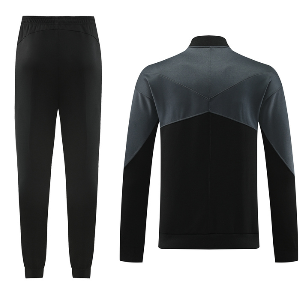 Nike Black and Gray Cold Set Jacket and Pants