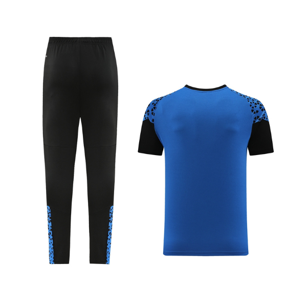 Puma Training Blue and Black Training Set T-Shirt and Pants