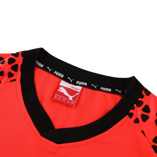 Puma Training Orange Black Training Set T-Shirt and Pants