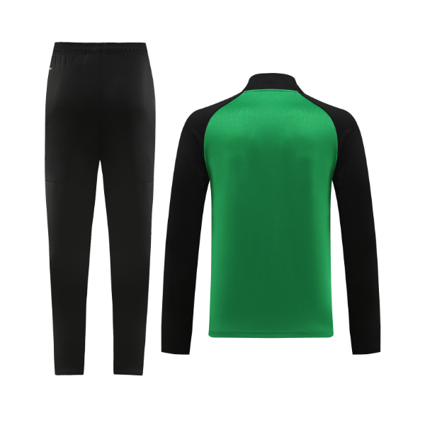 Puma Green and Black Cold Set Jacket and Pants