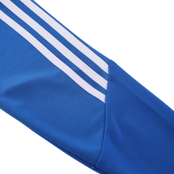 Conjunto Adidas Blue Cold con camiseta y pantalones con cremallera de un cuarto