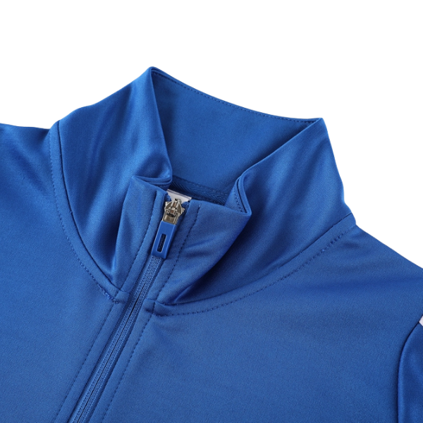 Chaqueta y pantalón Adidas azul y blanco Cold Set