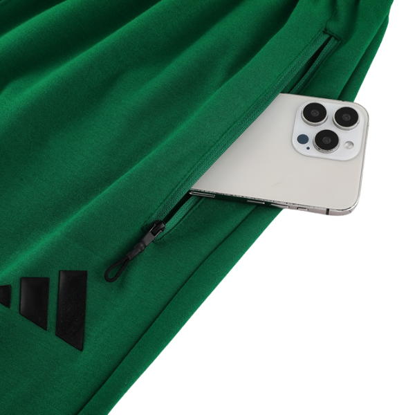 Abrigo y pantalones verdes Adidas Cold Set