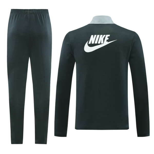 Chaqueta y pantalones Nike Green and Gray Cold Set