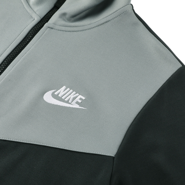 Chaqueta y pantalones Nike Green and Gray Cold Set