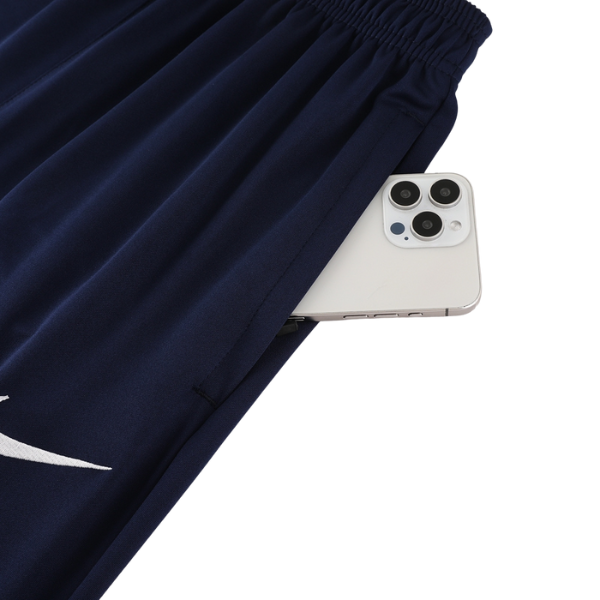 Nike Blue Cold Set Quarter-Zip Top and Pants