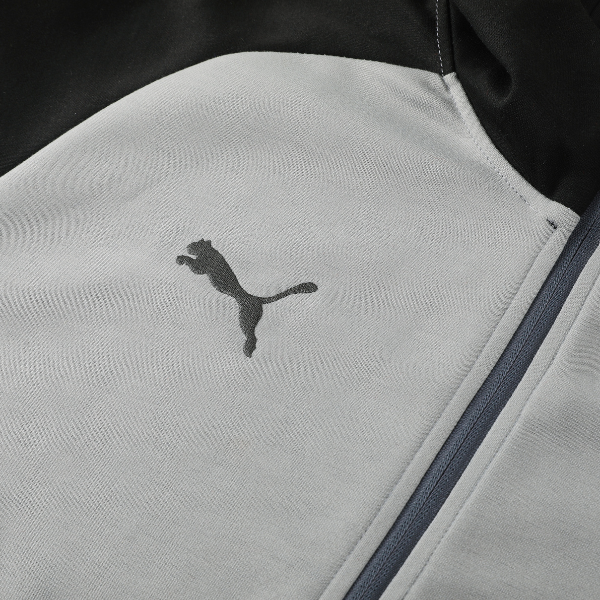 Puma Gray and Black Cold Set Jacket and Pants