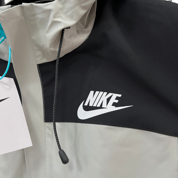 Nike Black and Gray Windbreaker Jacket