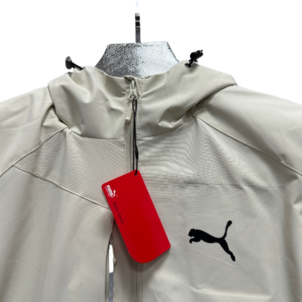 Chaqueta cortavientos beige Puma