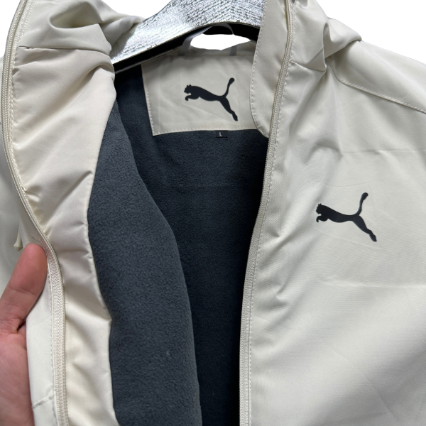 Chaqueta cortavientos beige Puma