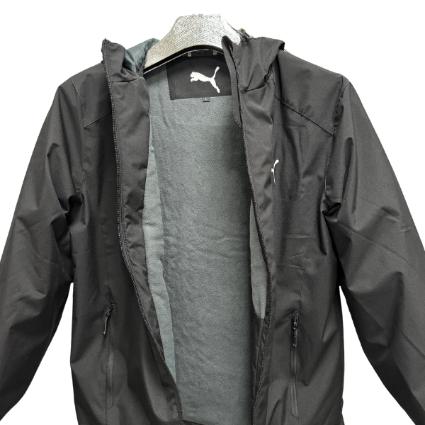 Chaqueta cortavientos negra Puma