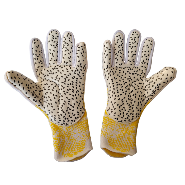 Puma Future Match White and Yellow Goalkeeper Gloves