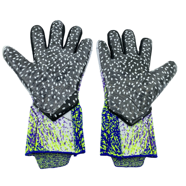 Guantes de portero Puma Future Z en blanco, morado, azul y verde