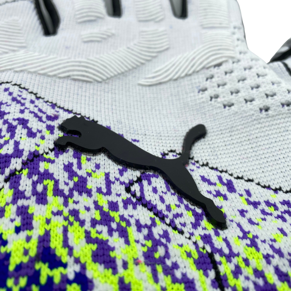 Guantes de portero Puma Future Z en blanco, morado, azul y verde