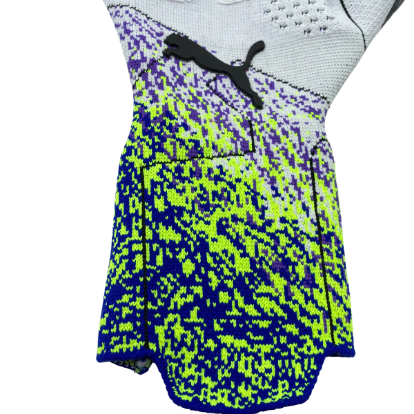 Guantes de portero Puma Future Z en blanco, morado, azul y verde
