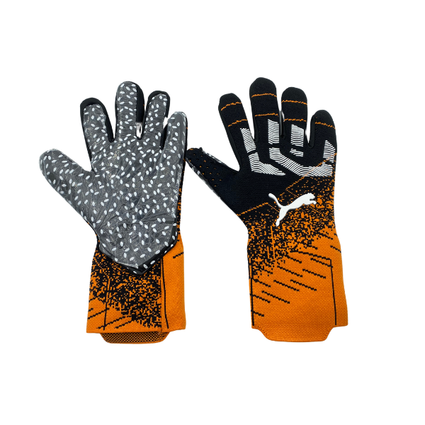 Puma Future Z Black and Orange Goalkeeper Gloves