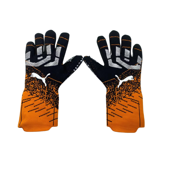Puma Future Z Black and Orange Goalkeeper Gloves
