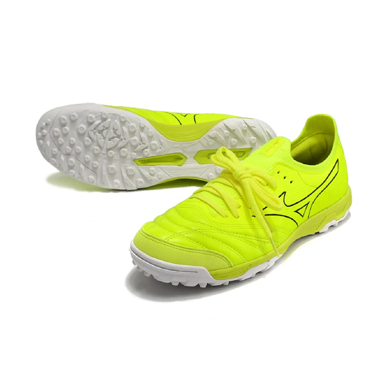 Botas de fútbol Mizuno Neo Sala Turf TF Verde Neón