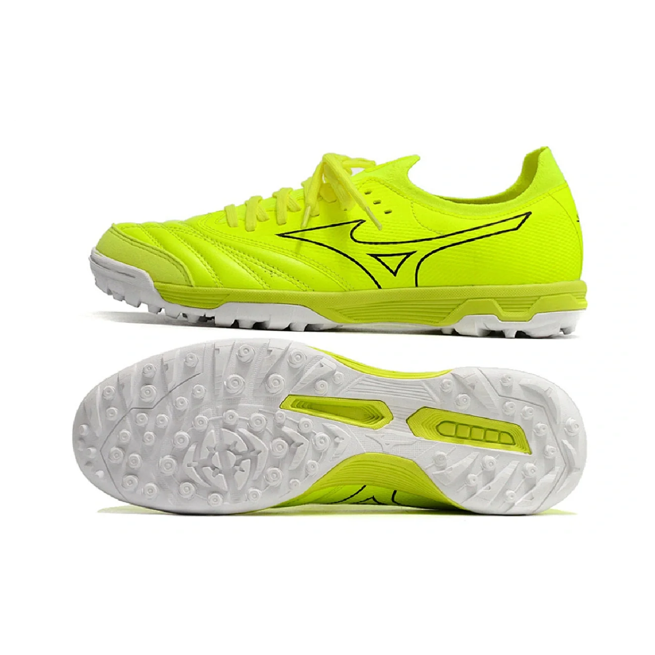 Botas de fútbol Mizuno Neo Sala Turf TF Verde Neón
