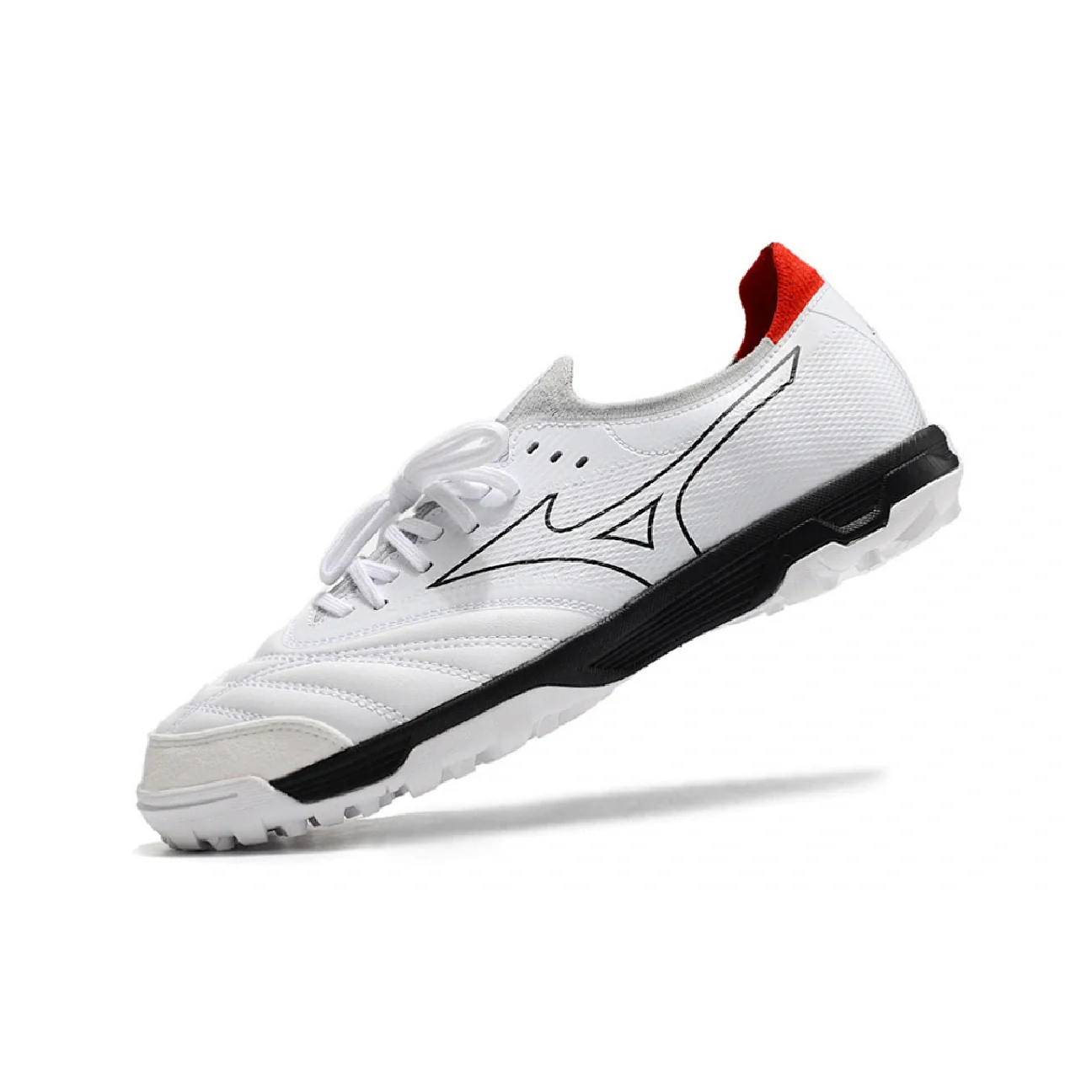 Botas de fútbol Mizuno Neo Sala Turf TF blancas y negras