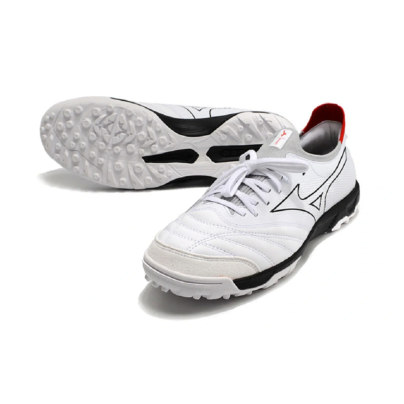 Botas de fútbol Mizuno Neo Sala Turf TF blancas y negras