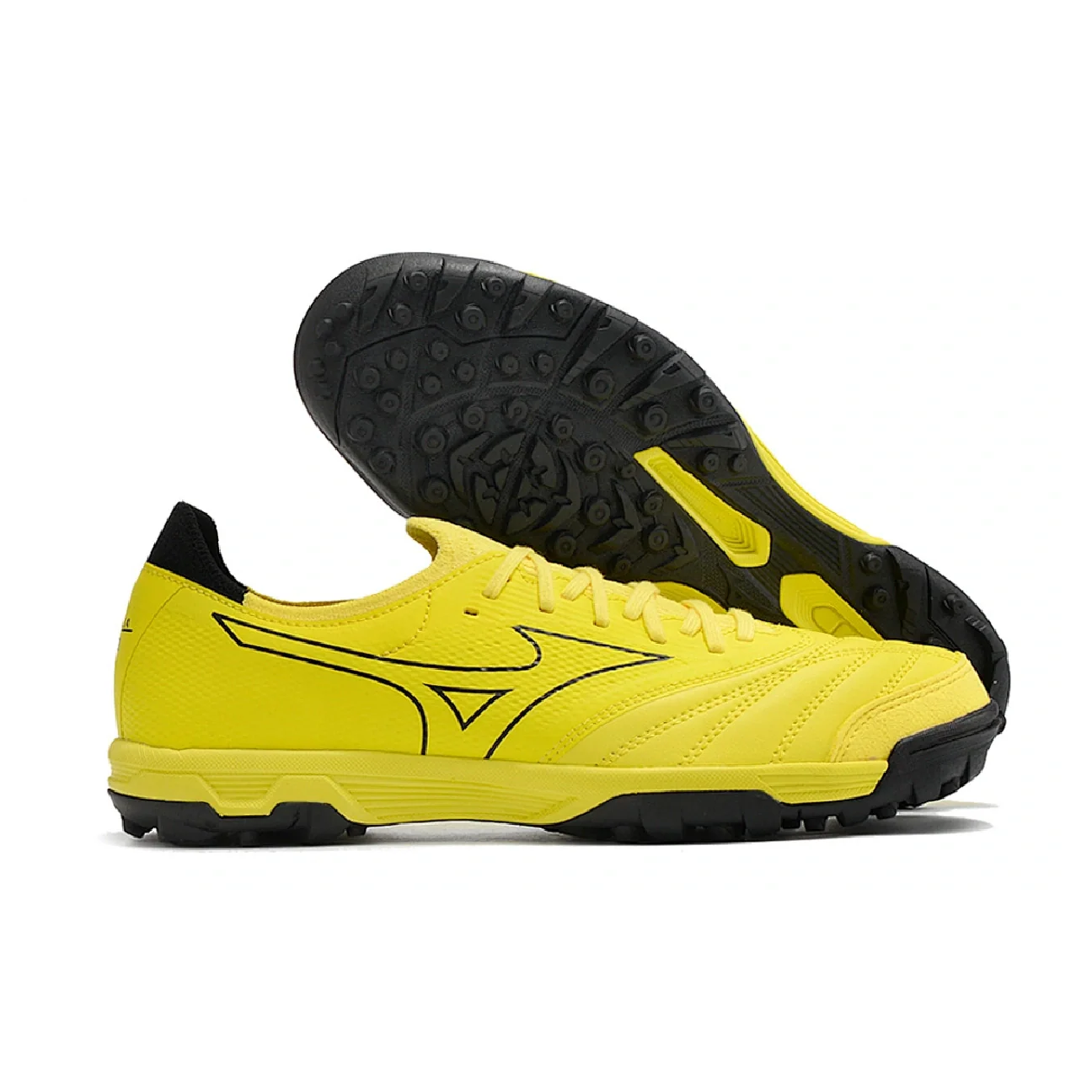 Bota de fútbol Mizuno Neo Sala Turf TF amarilla y negra