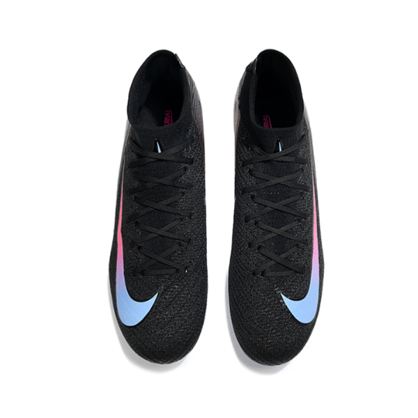 Nike Mercurial Superfly 10 Elite Black, Blue and Pink FG Kids Football Bootl