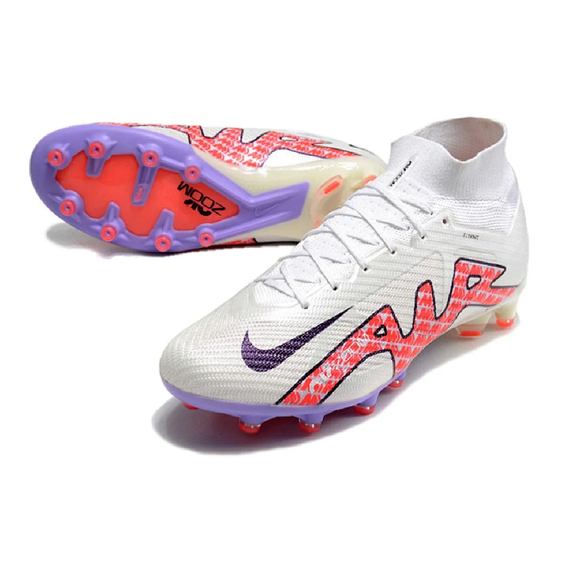 Botas de fútbol Nike Air Zoom Mercurial Superfly 9 Elite Disruption Pack para terreno artificial AG