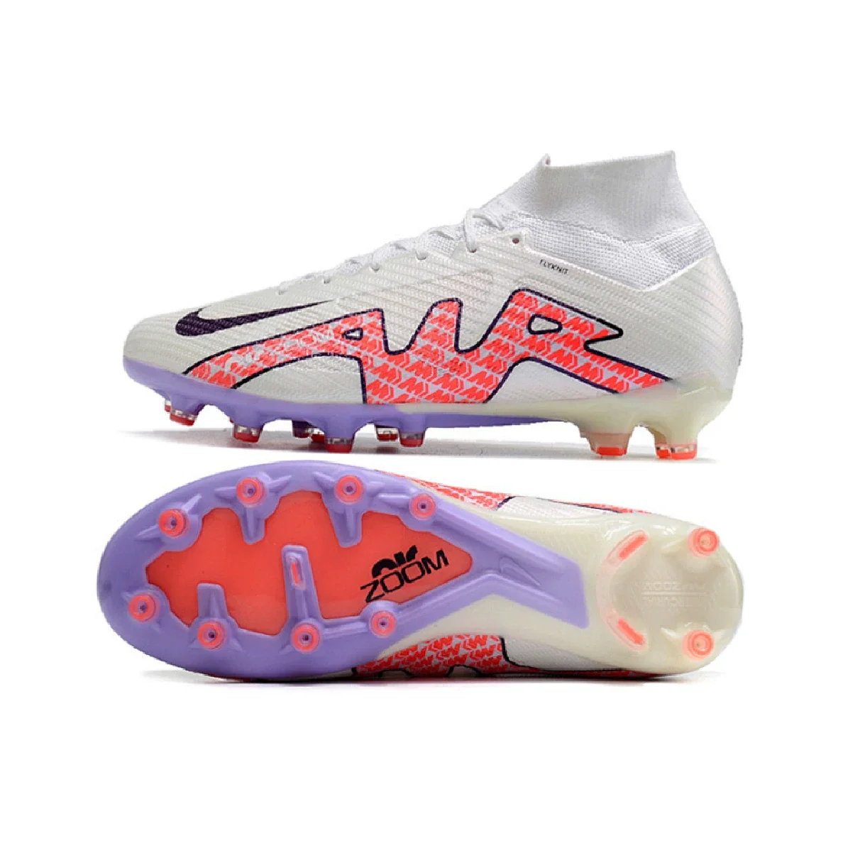 Botas de fútbol Nike Air Zoom Mercurial Superfly 9 Elite Disruption Pack para terreno artificial AG