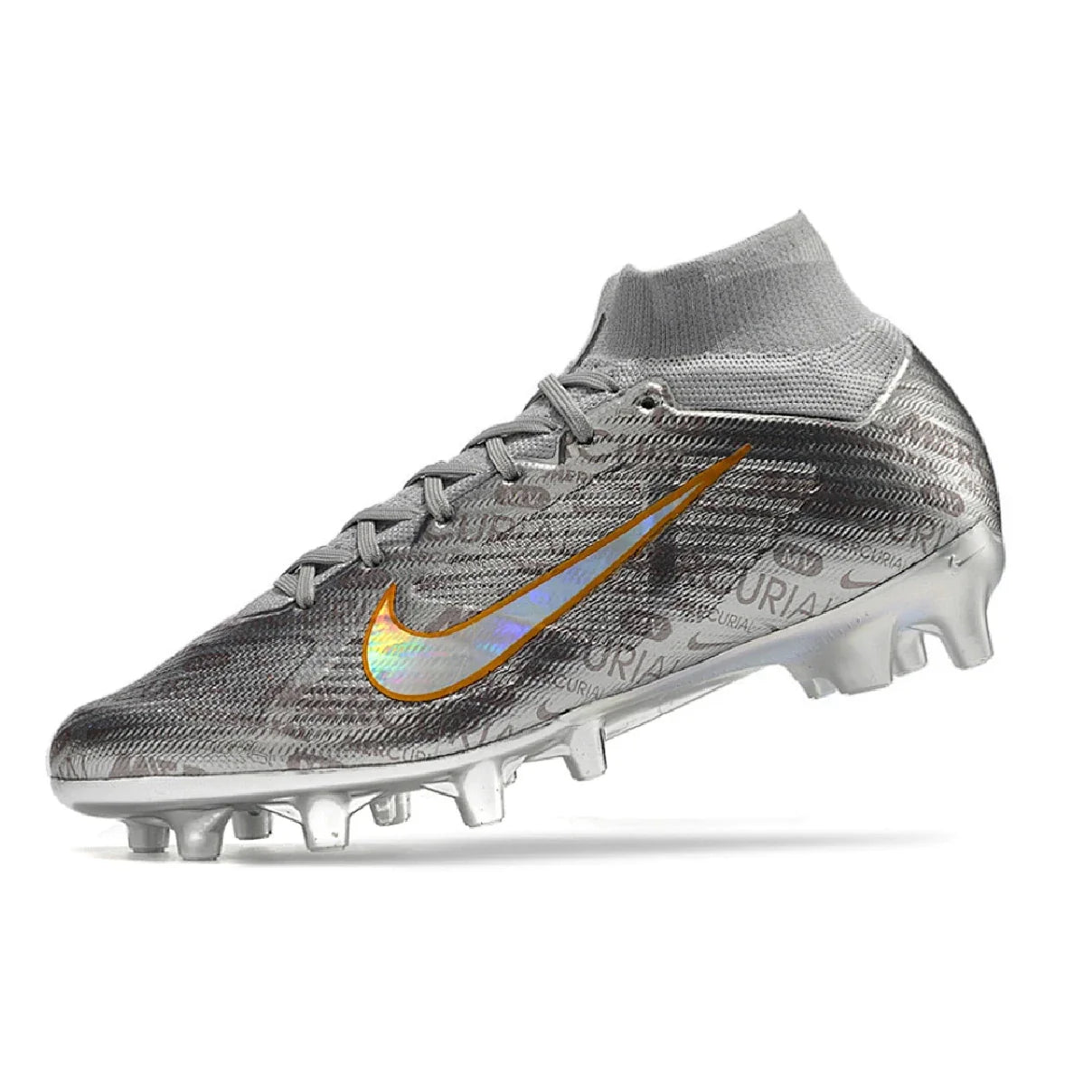 Nike Air Zoom Mercurial Superfly 9 Elite Silver Artificial Ground AG Football Boot