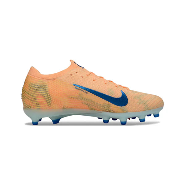 Botas de fútbol Nike Air Zoom Mercurial Vapor 16 Elite Mbappé para niños, color naranja, para césped artificial AG