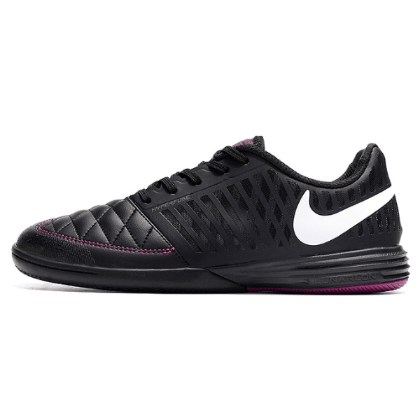 Nike Lunar Gato II Black and Pink Indoor IC Football Boot