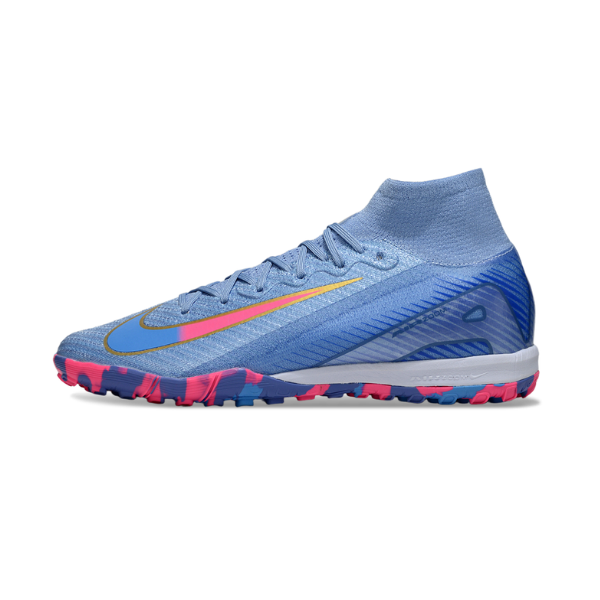 Nike Mercurial Superfly 10 Elite Blue Turf TF Kids Football Boot