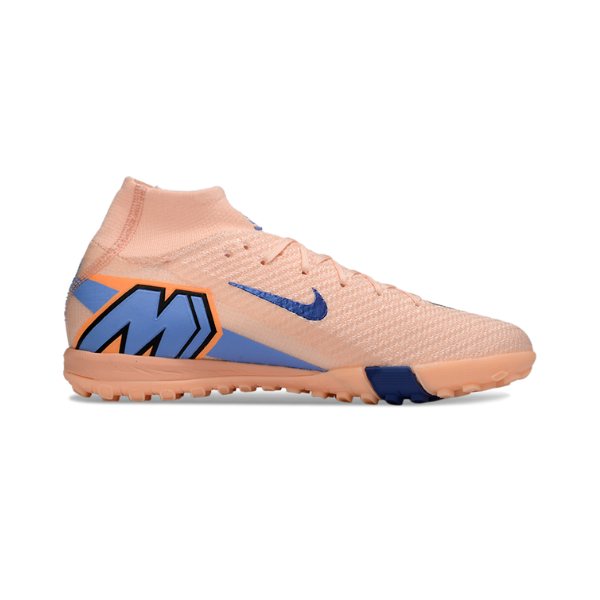 Nike Mercurial Superfly 10 Elite Pink and Blue Turf TF Kids Football Boot