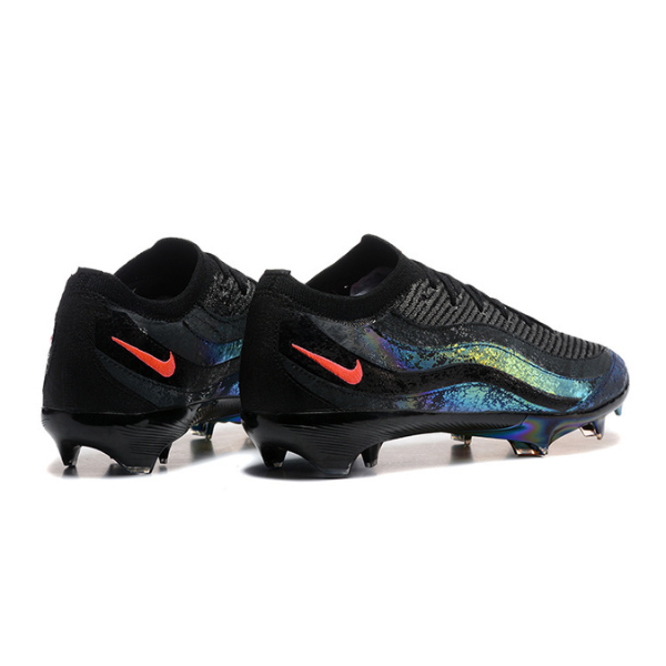 Botas de fútbol Nike Mercurial Vapor 16 Elite Air Max 95 para terreno firme FG para niños, color negro