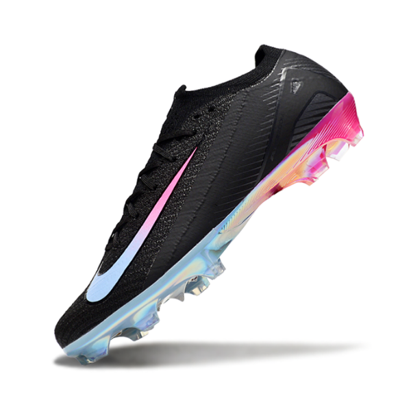Botas de fútbol Nike Mercurial Vapor 16 Elite para niños, color negro, azul y rosa, para terreno firme FG