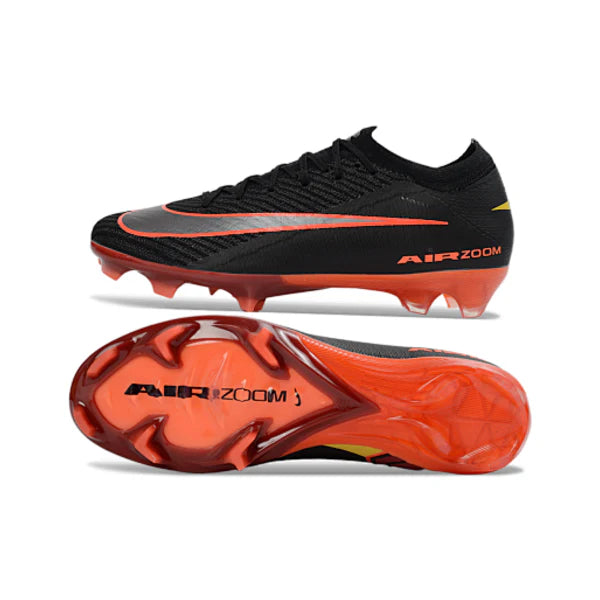 Nike Air Zoom Mercurial Vapor 16 Elite Black and Red Firm Ground FG Football Boot