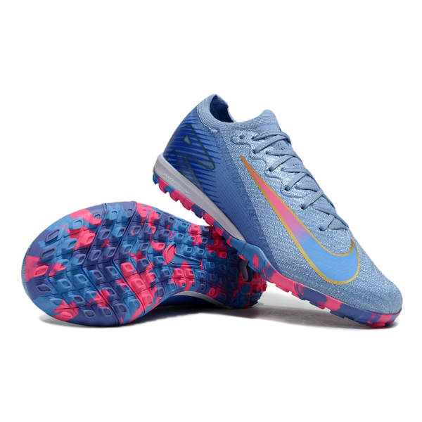 Botas de fútbol Nike Mercurial Vapor 16 Elite Turf TF para niños, color azul