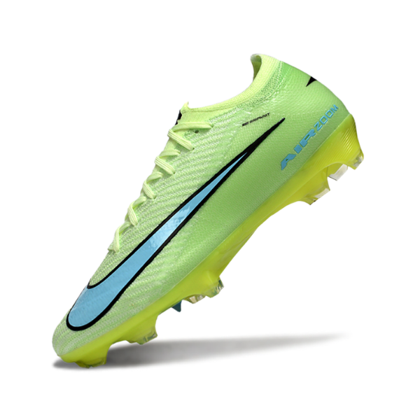 Nike Air Zoom Mercurial Vapor 16 Elite Green and Light Blue Firm Ground FG Football Boot
