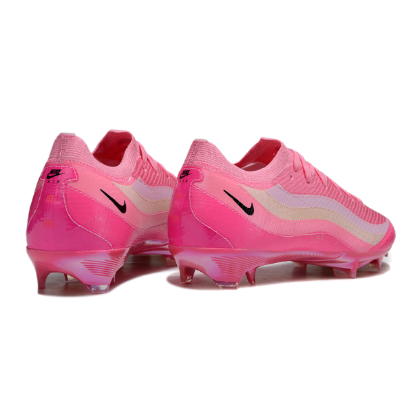 Botas de fútbol Nike Mercurial Vapor 16 Elite Air Max 95 rosa para terreno firme FG para niños