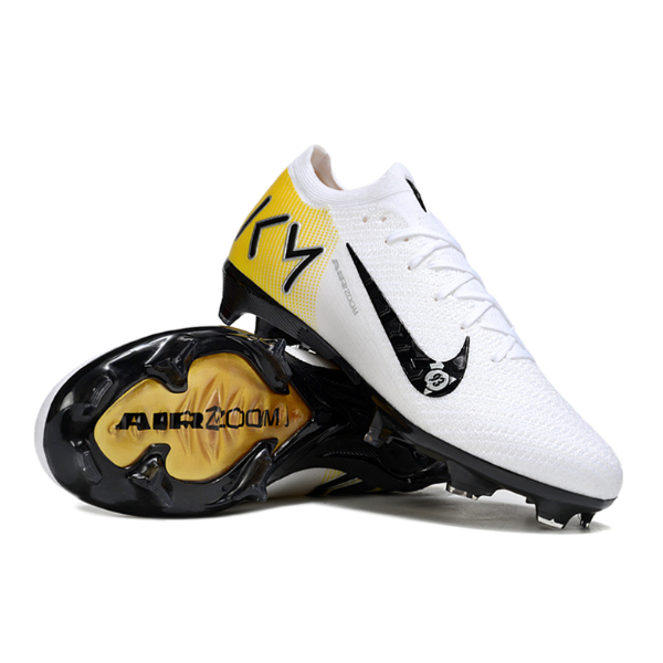Nike Mercurial Vapor 16 Elite White Mbappe Pack FG Firm Ground Kids Football Boot