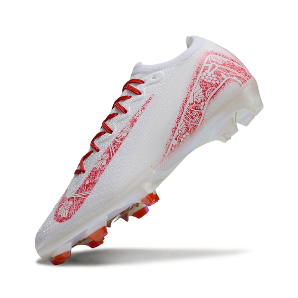 Nike Mercurial Vapor 16 Elite White and Red Floral Firm Ground FG Kids Football Boot