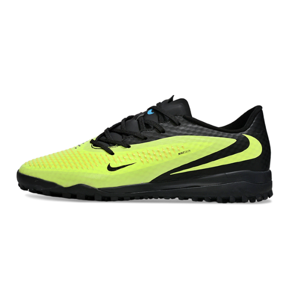 Nike Phantom 6 Academy Black and Fluorescent Green Turf TF Football Boot