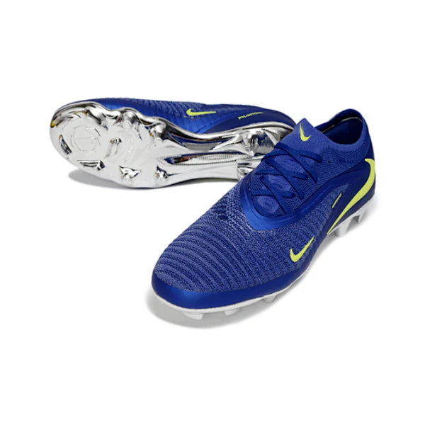 Nike Phantom 6 Elite Blue and Silver Firm Ground FG Football Boot