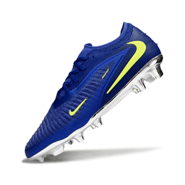 Nike Phantom 6 Elite Blue and Silver Firm Ground FG Football Boot