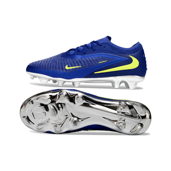 Nike Phantom 6 Elite Blue and Silver Firm Ground FG Football Boot
