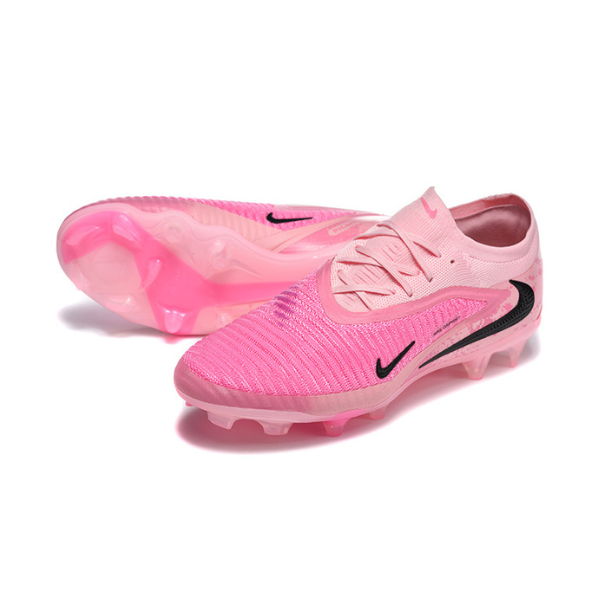 Botas de fútbol Nike Phantom 6 Elite FG para niños, color rosa claro y terreno firme